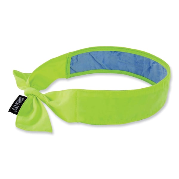 Ergodyne Chill-Its 6700CT Cooling Bandana PVA Tie Headband, One Size Fits Most, Lime 12566 - main
