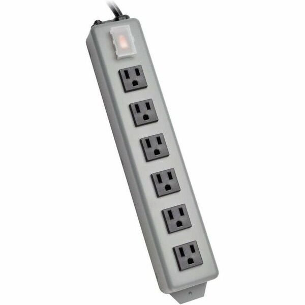 Eaton Tripp Lite Series Industrial Power Strip Metal, Lighted Power Switch, 6-Outlet, 6 ft. 1.8 m Cord 6SP - main