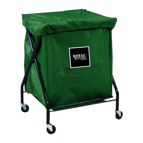 Royal Basket Trucks X-Frame Hamper, 150 lb Capac., 26" L G08-EEX-XAA-3ONN - main