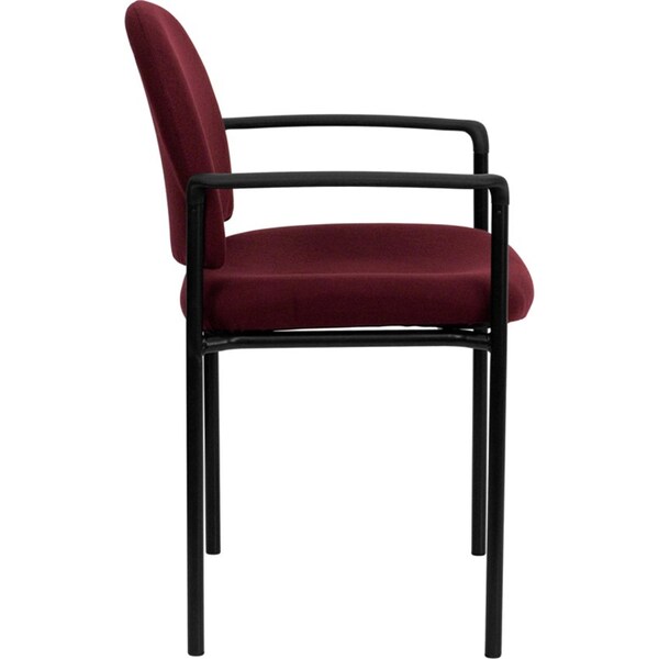 Flash Furniture Burgundy Fabric Stack Chair BT-516-1-BY-GG - main