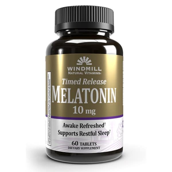 Windmill Melatonin, 10mg, Timed Release, 60PK 03504600392 - main
