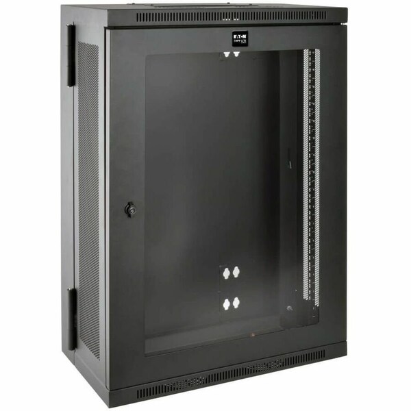 Eaton Tripp Lite Series SmartRack 18U Low-Profile Patch-Depth Wall-Mount Half-Height Rack SRW18US13G - main