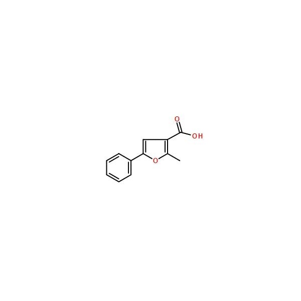 Ak Scientific 2-Methyl-5-phenyl-3-furoic acid (5g), CAS 108124-17-0 Y6990-5g - main