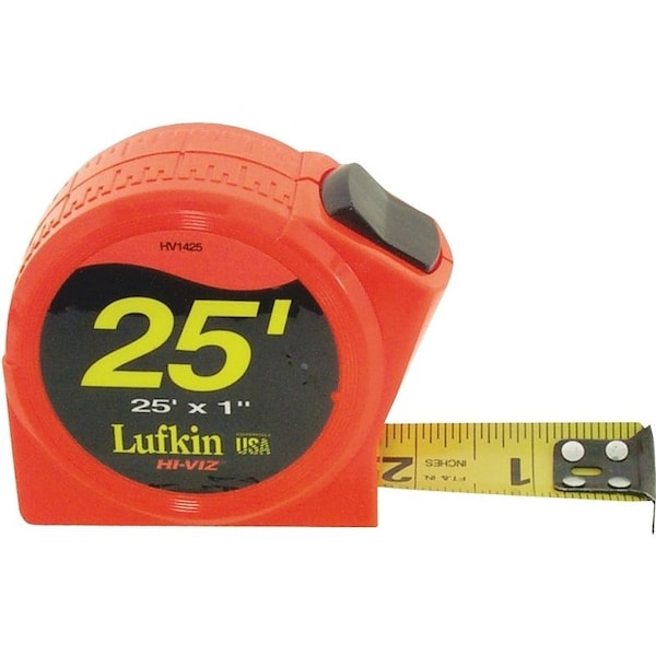 Lufkin PHV1425N 1 X25 TAPE RULE HI VIZ ORANGE PHV1425 - main