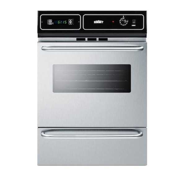 Summit 24in Wide Gas Wall Oven TTM7212BKW - main
