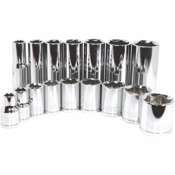 K-Tool International 3/8" Drive, 1" SAE Socket KTI-22232 - main