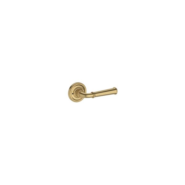 Baldwin Residential Door Levers Privacy Right Hand Lifetime Satin Brass PVDUNTRR044 - main