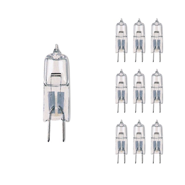 Bulbrite Mini 10w Equivalent T3 Bi-Pin Base G4 in Clear Fnsh Dimmable Soft Wht 2900K Halogen Lght Bulb, 10PK 860779 - main