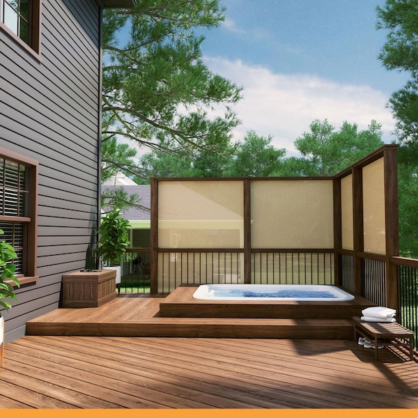 Coolaroo 6 x 50 ft. 90 Percent UV Block Shade Fabric, Beech 457846 - main