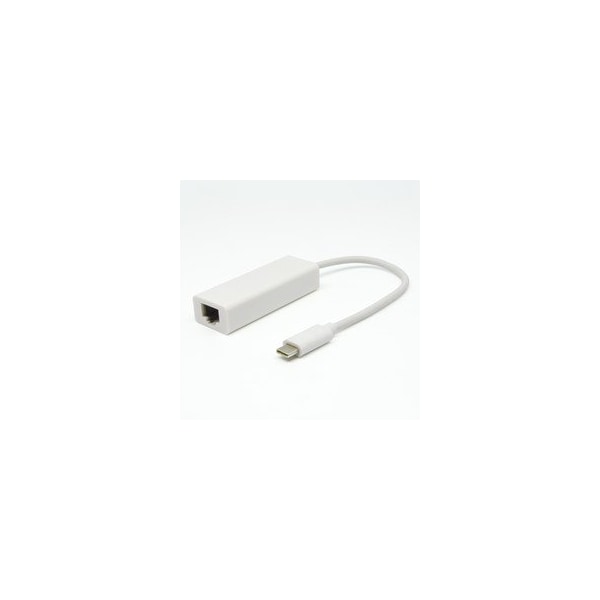 Swe-Tech 3C USB-C 3.1 to Gigabit 10/100/1000Mbps Ethernet Adapter, white FWT30U3-30010 - main