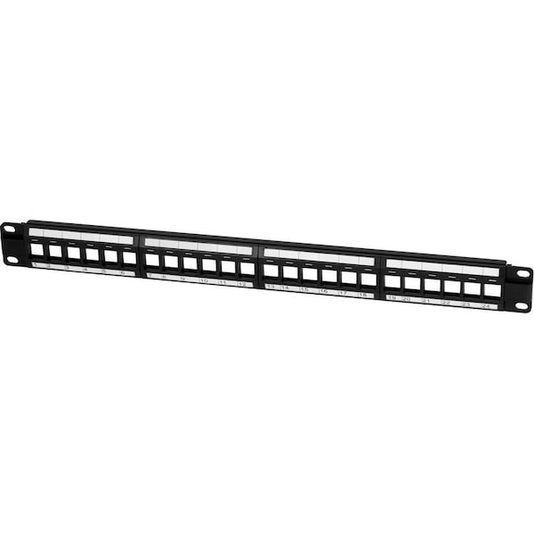 Monoprice Rackmount Keystone Jack Panel, 24 Ports 7260 - main