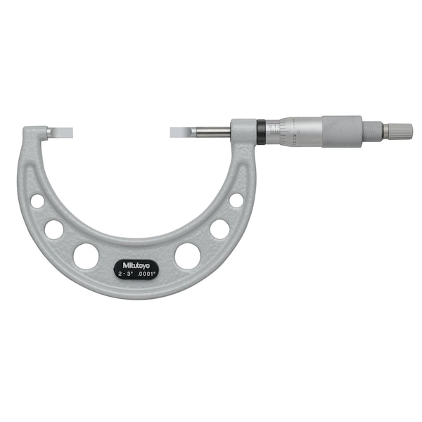 Mitutoyo Mec Mic, Blade, 2-3 In, .0001 In, A 122-127-10 - main