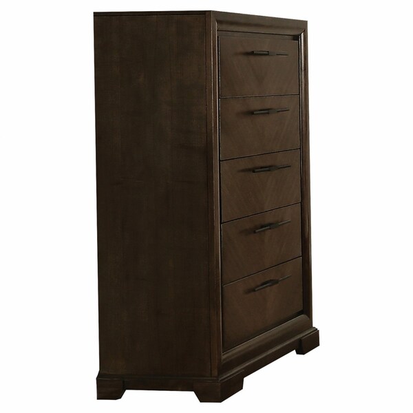 Homeroots 19" X 39" X 54" Tobacco Wood Chest 348185 - main