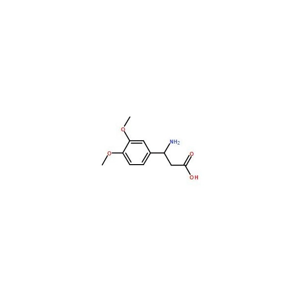 Ak Scientific 3-Amino-3-(3, 4-dimethoxyphenyl)propionic acid (5g), CAS 34841-09-3 X3123-5g - main