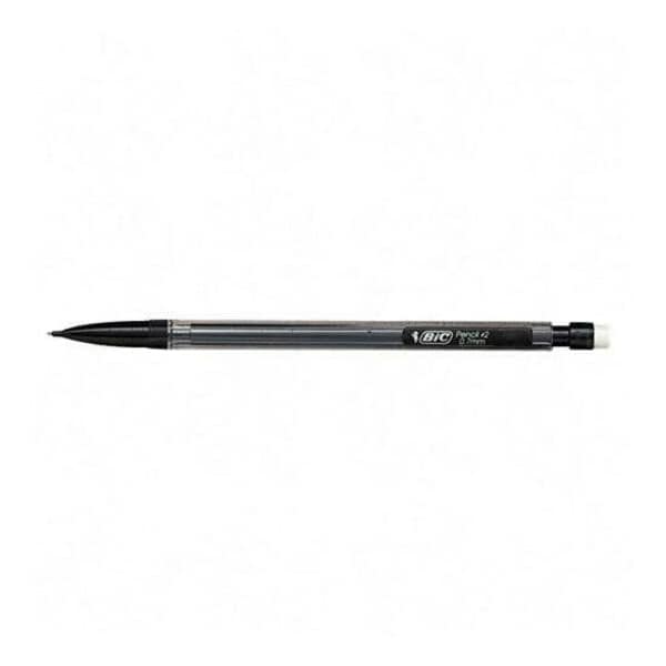 Bic Mechanical Pencil, Non-Refillable, 0.7mm, Clear Barrel, Dozen MP11 - main