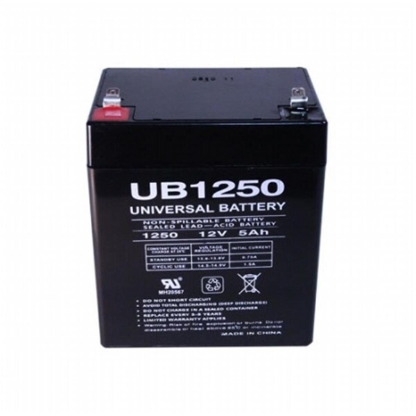 Ereplace Compatible Sealed Lead Acid Battery Replaces OEM UB1250-F2-ER - main