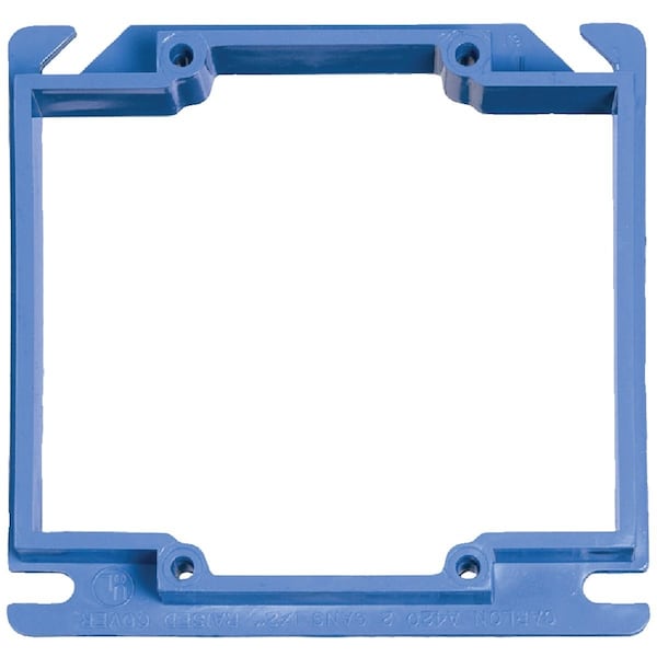 Carlon Gang Type 4'' x 4'' Square Raised Cover A421RR - main