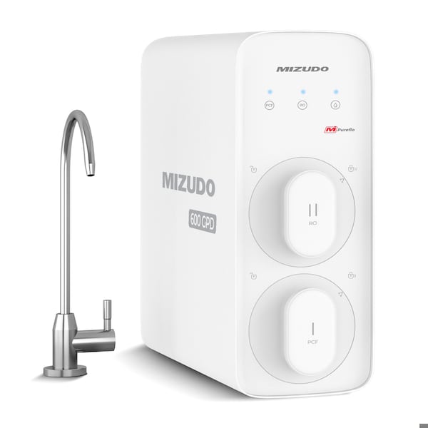 Mizudo 600 GPD, 8-Stage Reverse Osmosis Filtration System, 2:1 Pure to Drain WP600A0W - main