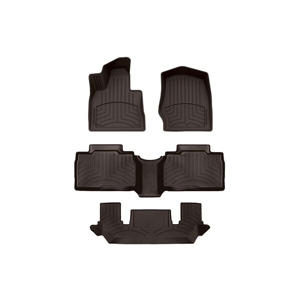 Weathertech Cocoa, Front and Rear and Rear FloorLiner HP 4717161-471575-2-3IM - main