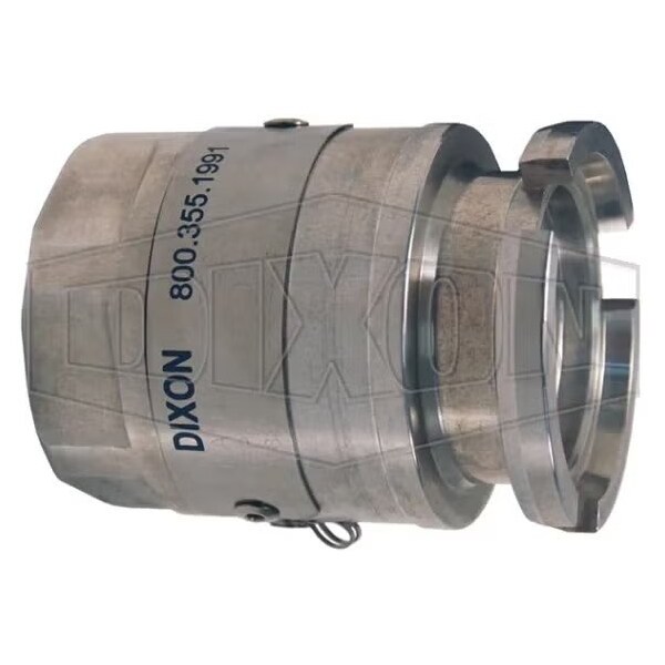 Dixon Mann-Tek by Mann Tek Dry Disconnect Adapter Tank Unit with FKM FPM Seals, 3 in Nominal, Domestic DDA300AL105 - main