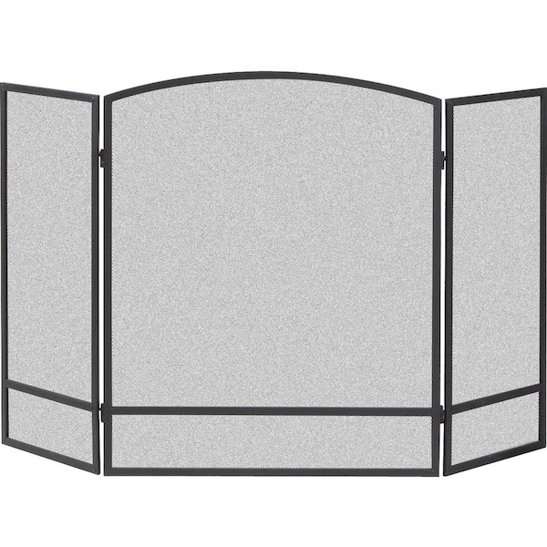 Panacea Fireplace Screen, 48 in W 30 in H, Matte Finish, Steel 15951 - main