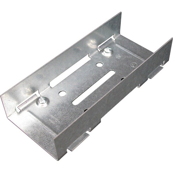 Legrand Raceway Rigid Inside Coupling, 3000 Series, 1 Channel, 2.5 in W, 1.25 in H, 6 in L, Gray G3001A - main