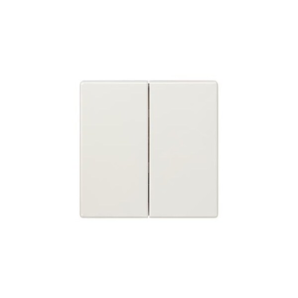Siemens DELTA style, titanium white Rocker switch, 68x 68 mm for series/double two-way 5TG7145 - main