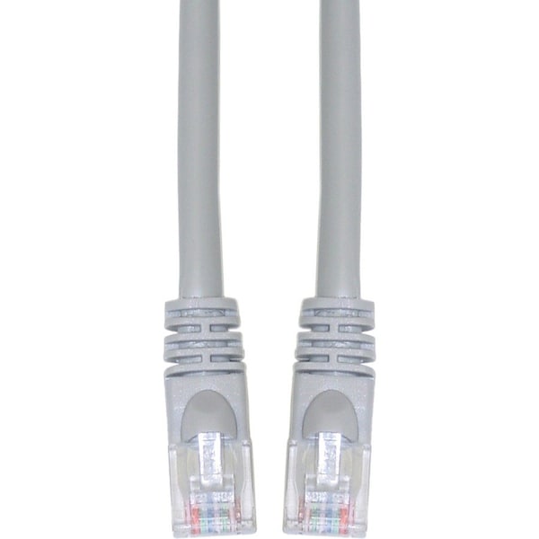 Cable Wholesale Cat5e Gray Copper Ethernet Patch Cable, Snagless/Molded Boot, POE Compliant, 75 foot 10X6-02175 - main