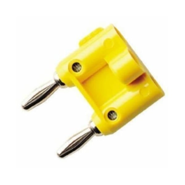 Pomona Electronics Double Banana Plug, Standard Banana Plug, 1 1/2 in, Black MDP-S-0 - main