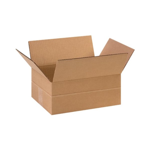 Partners Brand Multi-Depth Corrugated Boxes, 11 3/4" x 8 3/4" x 4 3/4", Kraft, 25/Bundle MD1184SC - main