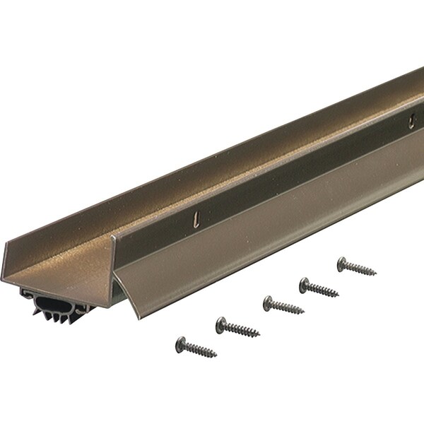 M-D Building Products Building Products 2.25'' W. x 1.375'' H. x 36'' L. Aluminum Bronze Door Bottom 6197 - main
