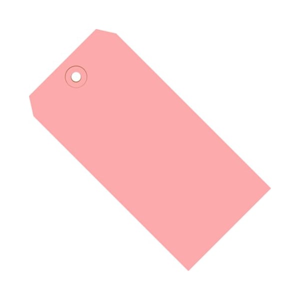Partners Brand Shipping Tags, 13 Pt., 6 1/4" x 3 1/8", Pink, PK1000 G11081J - main