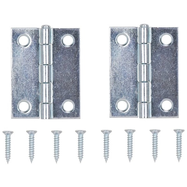 Prosource Utility Hinge, Steel, Zinc, Removable Pin, 180 deg Range of Motion, Full Mortise Mounting LR-054-PS - main