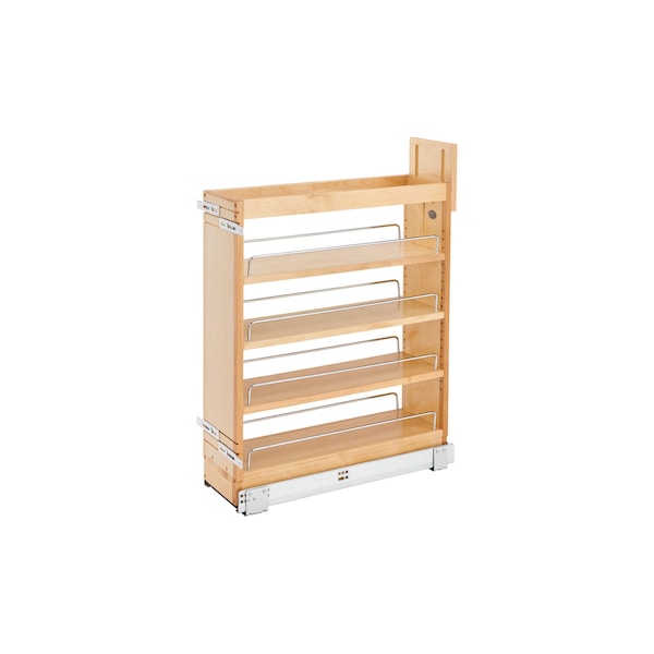 Rev-A-Shelf Maple Wood; Steel, Natural Maple, 6.5 in W, 25.5 in H, 21.63 in D 448-BCSC-6C - main