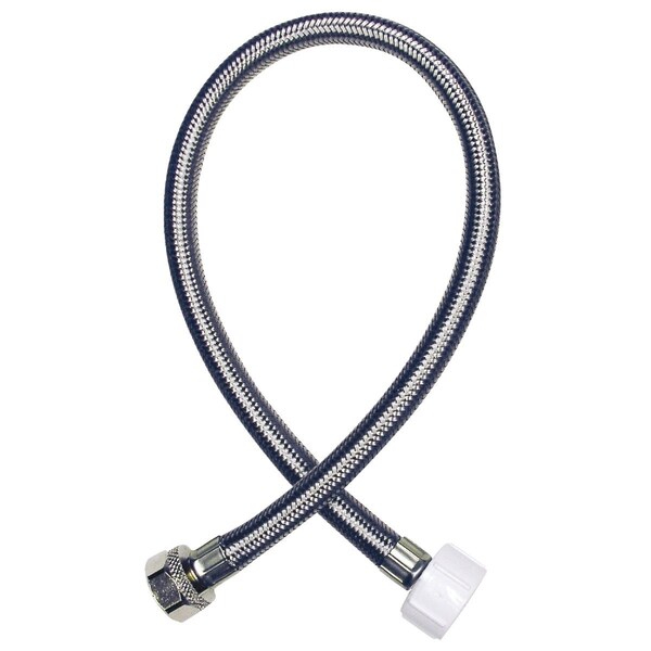 Do It Best 1/2'' FIP x 7/8'' BC x 9'' Braided Stainless Steel Toilet Supply Line 496-150DIB - main
