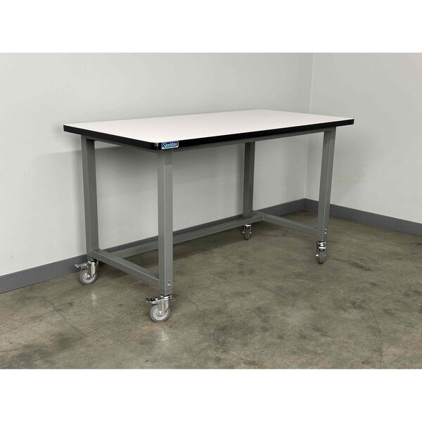 Stackbin Workbench, Mobile, Tubular, Frame P6036-T-1012-GN - main