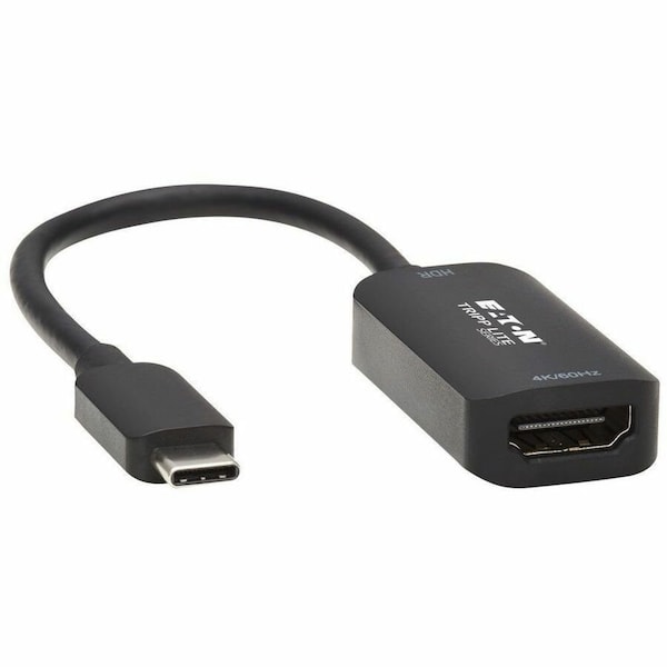 Eaton EATON USB-C To HDMI Active Adapter Cable M/f, 4k 60 Hz, Hdr, 4:4:4, Dp 1.4 Alt U444-06N-HDR4-B - main