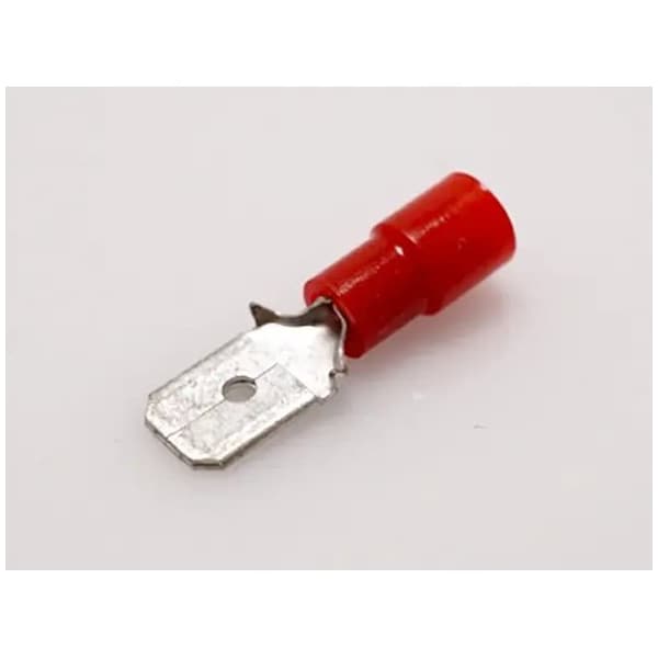 Nichifu Half-Insulated Disconnect Terminals, Male, AWG 18-16 TMEV 630809-M-RED - main