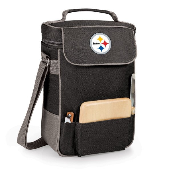 Picnic Time Family Of Brands NFL Pittsburgh Steelers - Duet Wine & Cheese Tote 623-04-175-254-2 - main