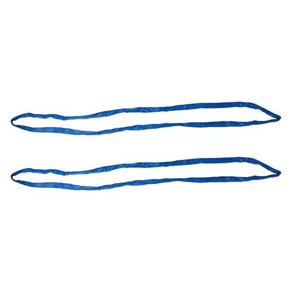 Mytee Products Round Sling 12 ft Blue 21200# Vertical 17000 # Choker 42400 # Basket, 2PK RSL-12-21200x2 - main