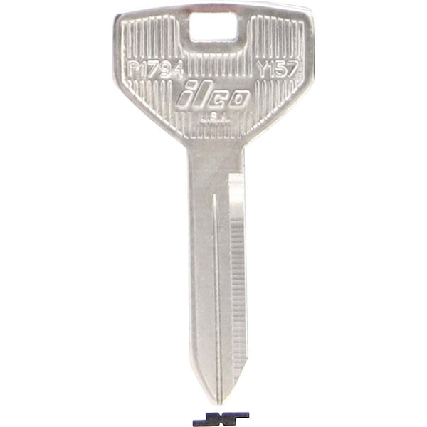 Kaba Ilco Chrysler Nickel Plated Automotive Key Y157 / P1794, 10PK AL01448092 - main