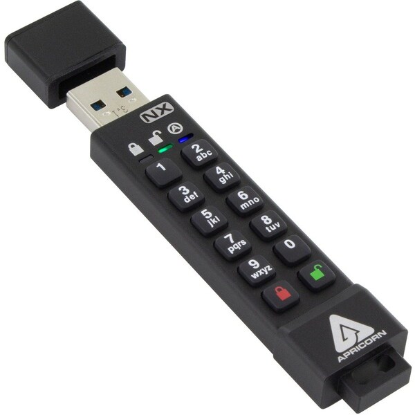 Apricorn 128G 256B AES XTS ENCRYPTED SECR USB 3.0 ASK3-NX-128GB - main