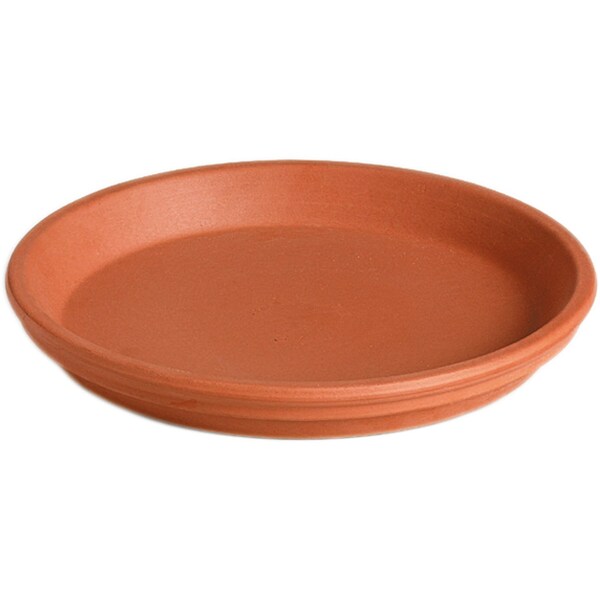 Deroma 1.22 in. H X 9.26 in. D Clay Sottovaso Plant Saucer Terracotta 87230PZ - main