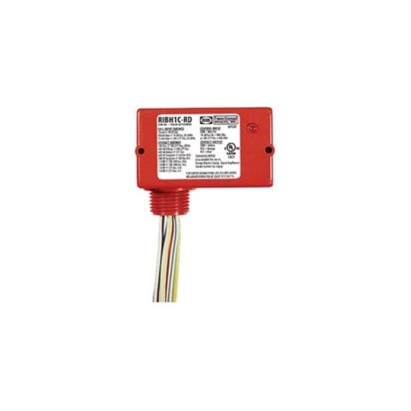 Functional Devices-Rib Enclosed Relay, 10A, SPDT, 12VAC/DC, Polarzd RIBH1C-RD - main