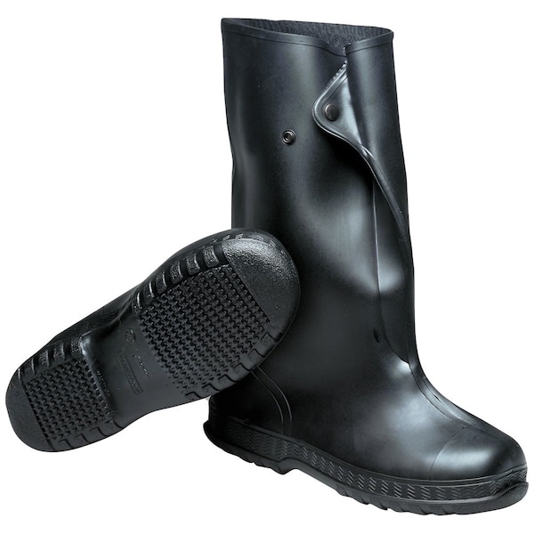 Onguard One-Piece PVC Injection Molded, Slip-Resistant Overshoes, 17 Inch, Black 86030.2X - main