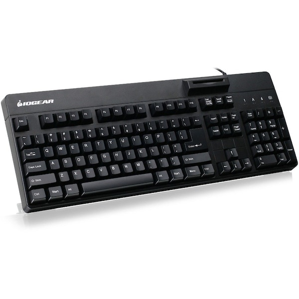 Iogear Integrated Keyboard/CAC Reader GKBSR202TAA - main