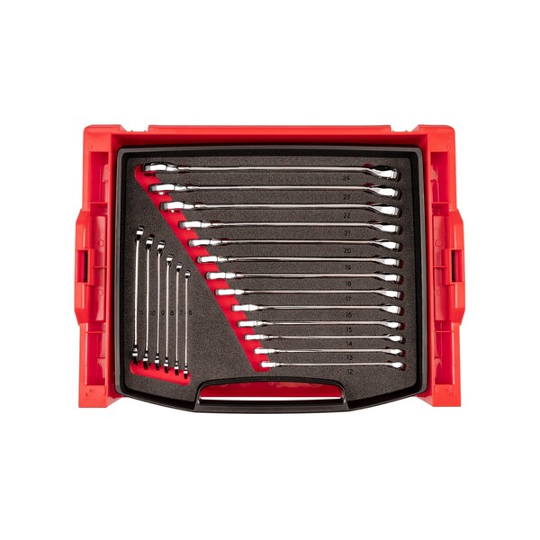 Tekton Combination Wrench Set, Steel, 19 Tools OLB94202 - main