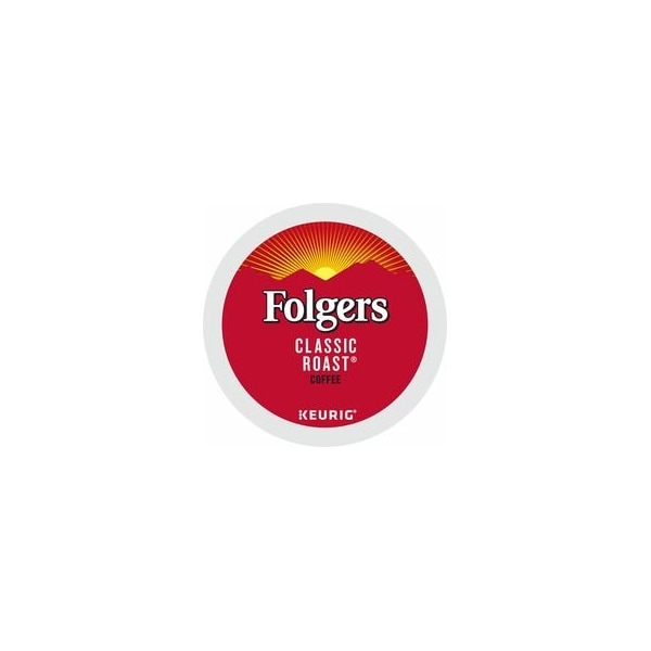 Folgers Folger K-Cup Classic Roast Coffee, Compatible with Keurig K-Cup Brewer, American, Medium, 24, 4PK 5000368730 - main