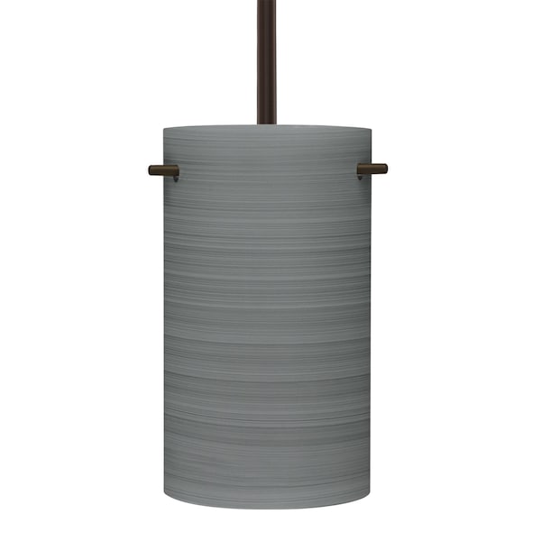 Besa Lighting Besa Tamburo 5 Stem Pendant, Titan, Bronze Finish, 1x 11W LED 1TT-4005TN-LED-BR - main
