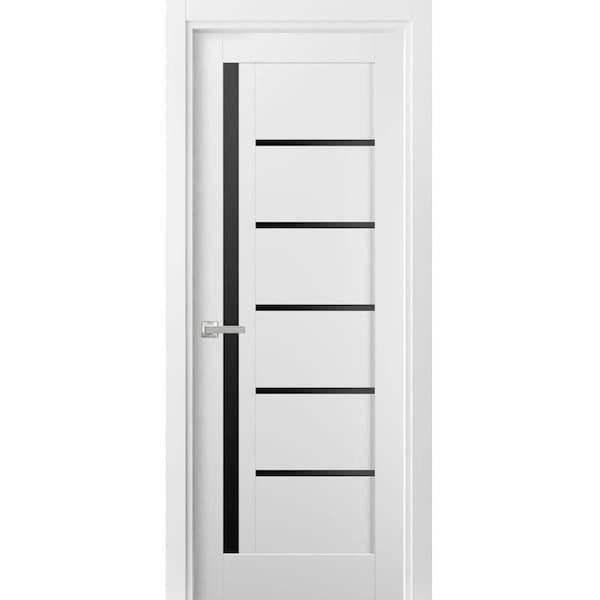 Sartodoors Solid Interior French White 24x84 Solid Core Modern Interior QUADRO4588ID-WS-2484 - main